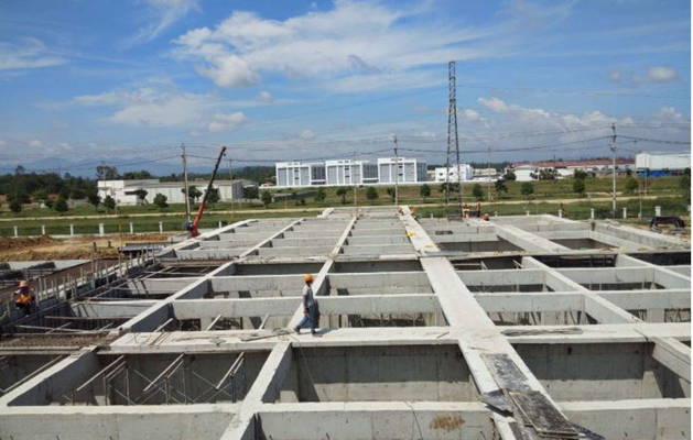 Update Construction Progress Of Xindadong Textiles Project – Dung Quat On Sep 12, 2019