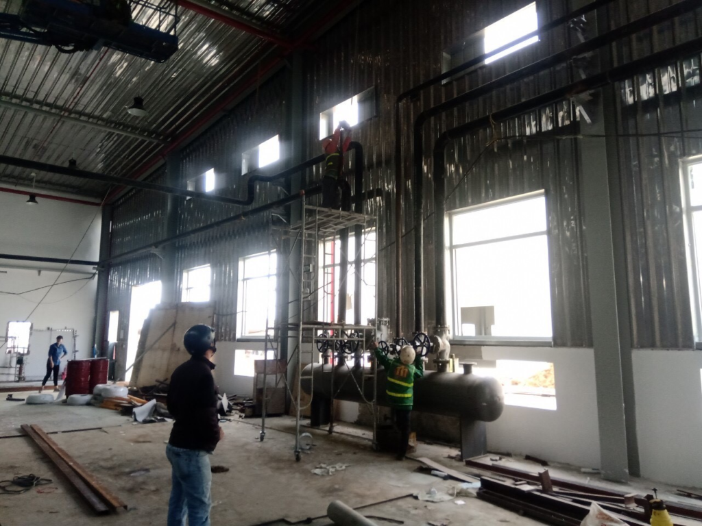 Update Construction Progress Of Xindadong Textiles – Dung Quat On Jan 07, 2020