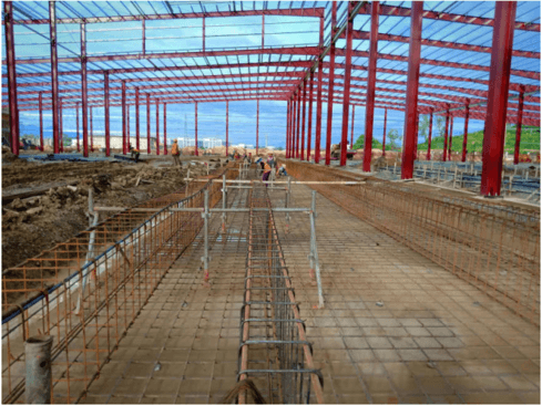 Update Construction Progress Of Xindadong Textiles – Dung Quat On Sep 06, 2019