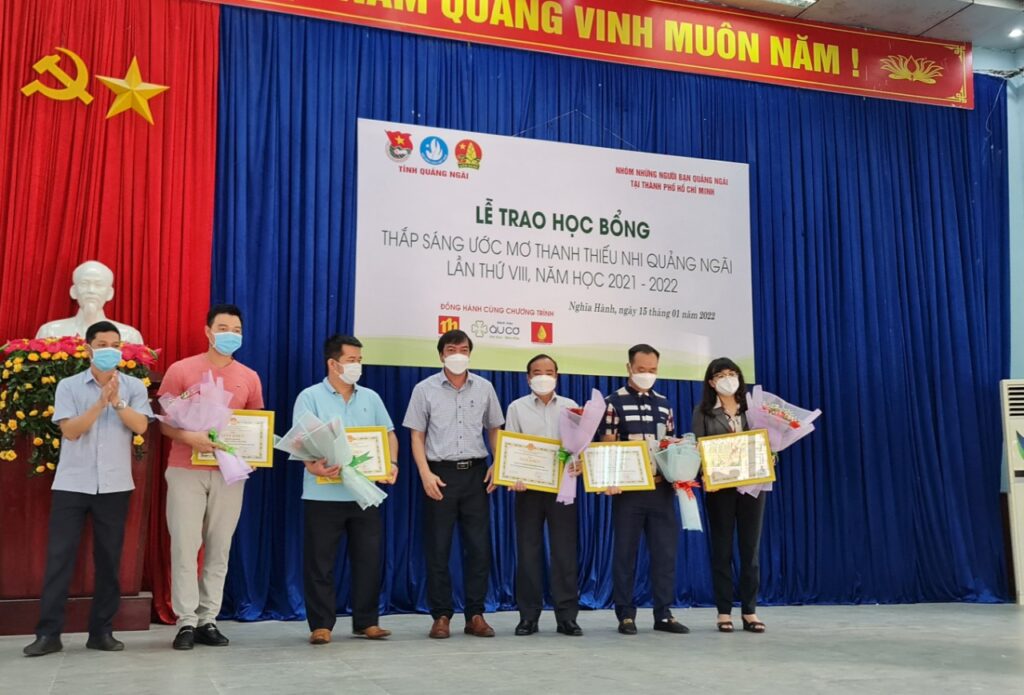 Golden Lotus Construction đồng hành cùng học bổng “Thắp sáng ước mơ thanh, thiếu nhi Quảng Ngãi"