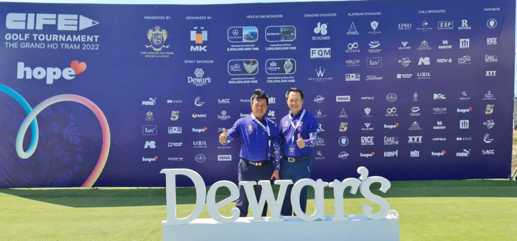 Golden Lotus Construction tài trợ vàng cho giải CIFE Golf Tournament 2022 được tổ chức tại The Grand Ho Tram