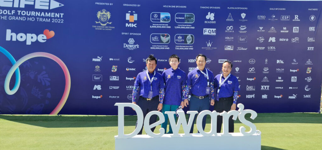 Golden Lotus Construction tài trợ vàng cho giải CIFE Golf Tournament 2022 được tổ chức tại The Grand Ho Tram