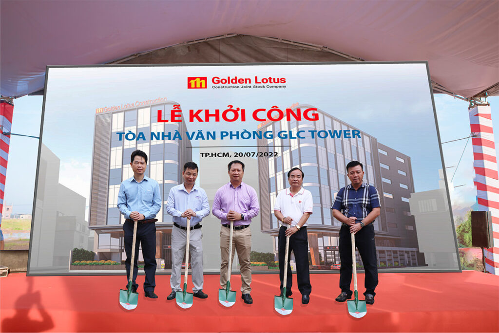 Lễ khởi công xây dựng trụ sở văn phòng mới của Golden Lotus Construction