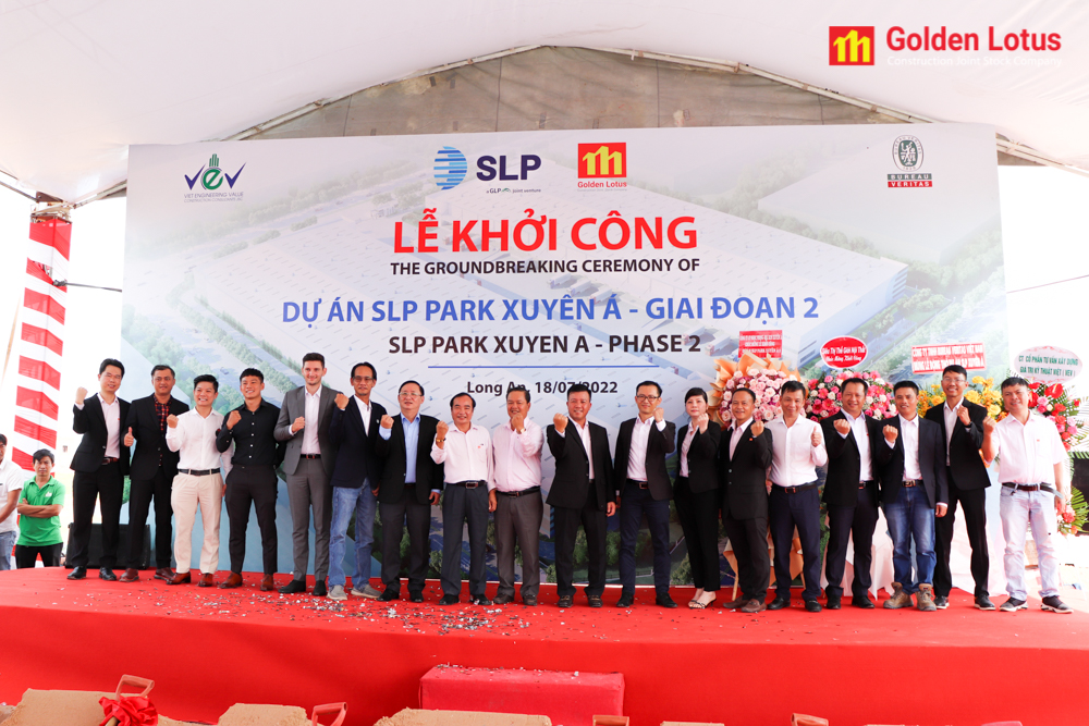Dự án SLP Park Xuyên Á - Giai đoạn 2 khởi công do Golden Lotus Construction làm tổng thầu
