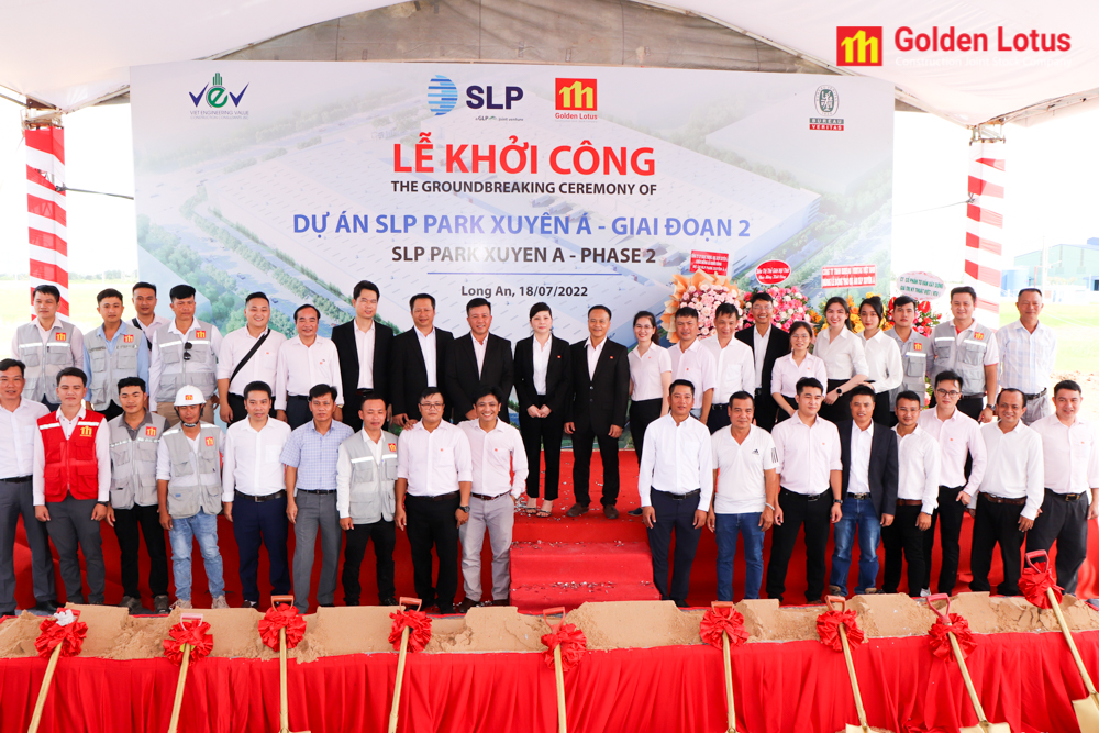 Dự án SLP Park Xuyên Á - Giai đoạn 2 khởi công do Golden Lotus Construction làm tổng thầu