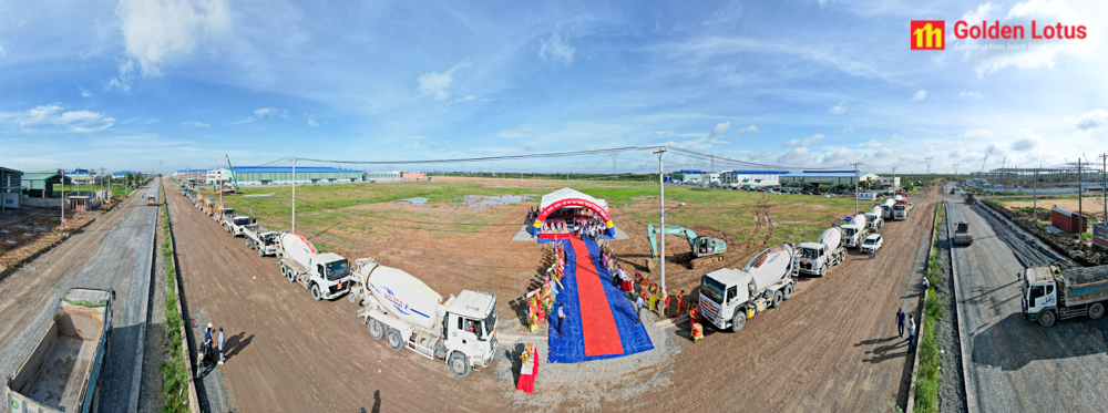 Dự án SLP Park Xuyên Á - Giai đoạn 2 khởi công do Golden Lotus Construction làm tổng thầu