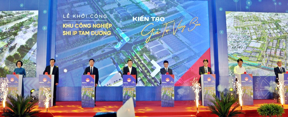 Vĩnh Phúc: Khởi công xây dựng Khu công nghiệp SHI IP Tam Dương