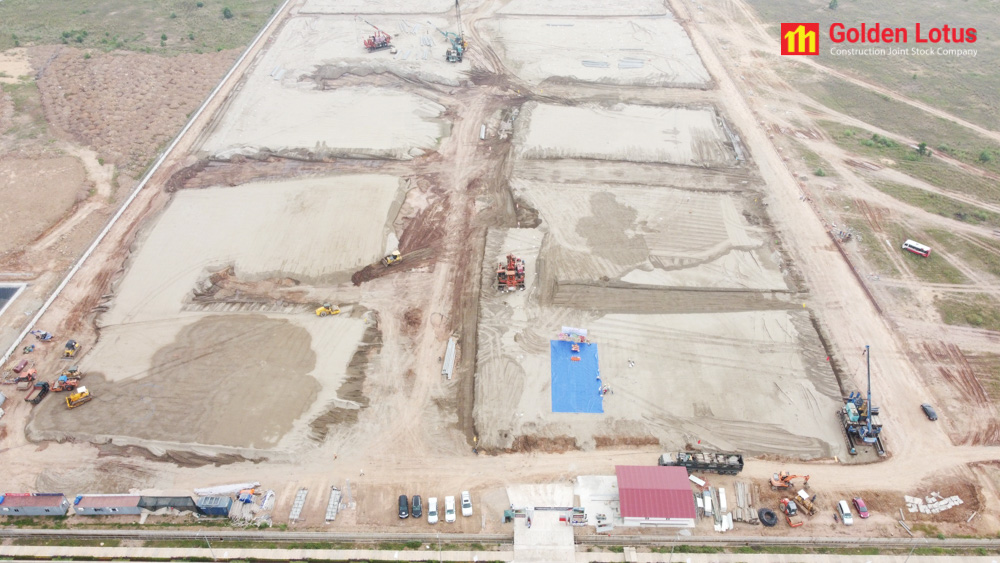 Golden lotus khởi công xây dựng công trình nhà xưởng xây sẵn Core 5 Quảng Ninh
