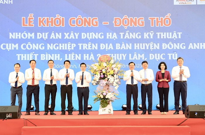 Hà Nội: Khởi công, động thổ 4 cụm công nghiệp tại huyện Đông Anh