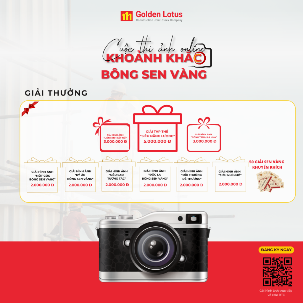 Cuộc thi ảnh Online "Khoảnh khắc Bông Sen Vàng"