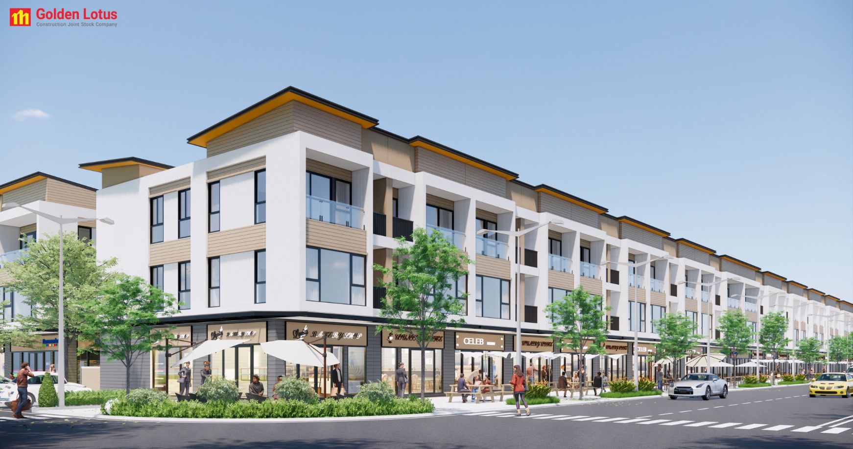 DỰ ÁN SHOPHOUSE IN C&R PHASE 1A