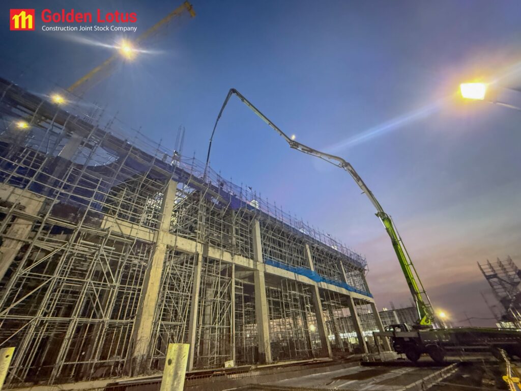 Vượt nắng, thắng mưa – Thâu đêm vì chất lượng tại Dự án Nhà máy Aimer Việt Nam