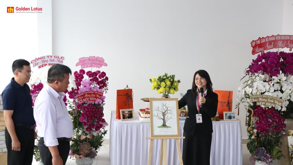 Golden Lotus Construction - Gửi trọn yêu thương trong tiệc sinh nhật Chủ tịch Đỗ Thành Duy