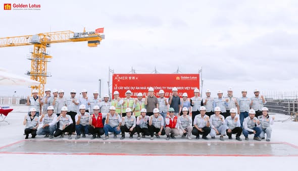 LỄ CẤT NÓC DỰ ÁN NHÀ MÁY AIMER VIỆT NAM