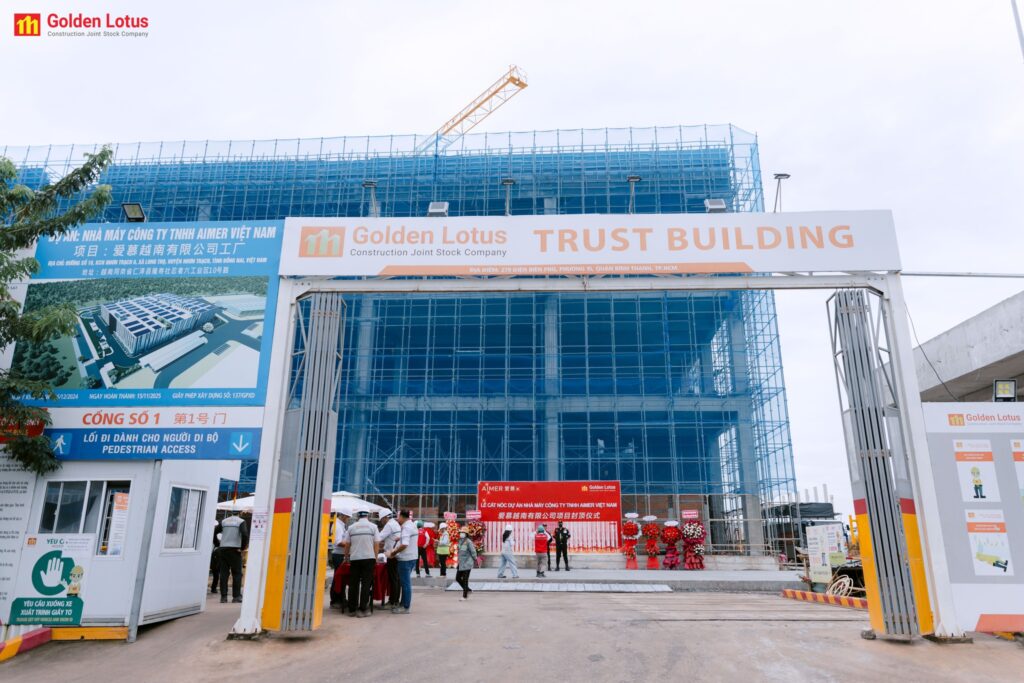 LỄ CẤT NÓC DỰ ÁN NHÀ MÁY AIMER VIỆT NAM