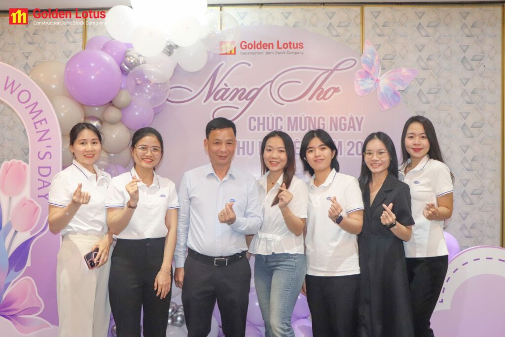 NÀNG THƠ BÔNG SEN VÀNG – RẠNG RỠ NGÀY 20/10 TẠI GOLDEN LOTUS CONSTRUCTION