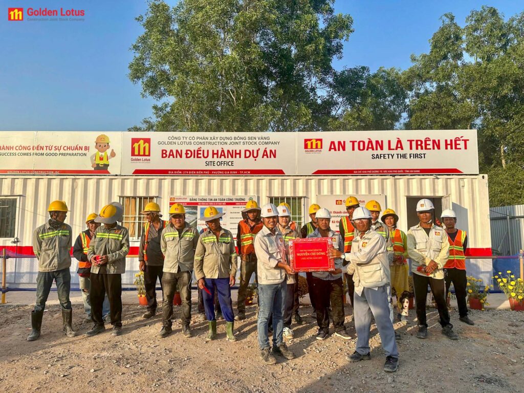 Golden Lotus Construction được Phó Thủ tướng Chính phủ thăm, chúc Tết và biểu dương tại đại công trường APEC 2027 Phú Quốc