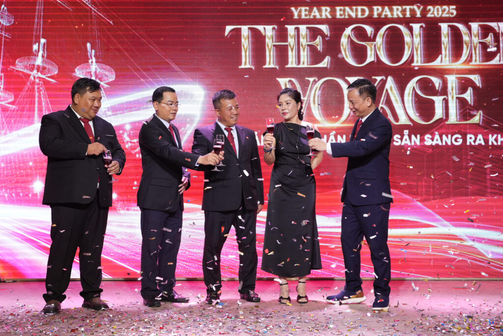 Golden Lotus Construction khép lại năm 2025 với Year End Party “Hải trình thần tốc, vững vàng ra khơi”