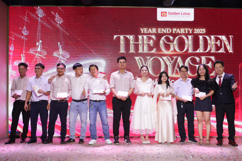 Golden Lotus Construction khép lại năm 2025 với Year End Party “Hải trình thần tốc, vững vàng ra khơi”