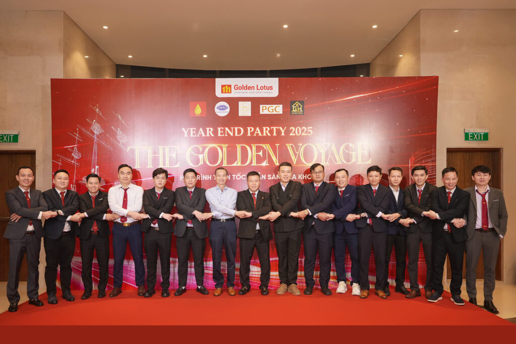 Golden Lotus Construction khép lại năm 2025 với Year End Party “Hải trình thần tốc, vững vàng ra khơi”