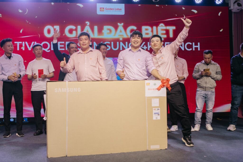 Golden Lotus Construction tổ chức đêm Year End Party 2025 ấm áp tại Nghệ An