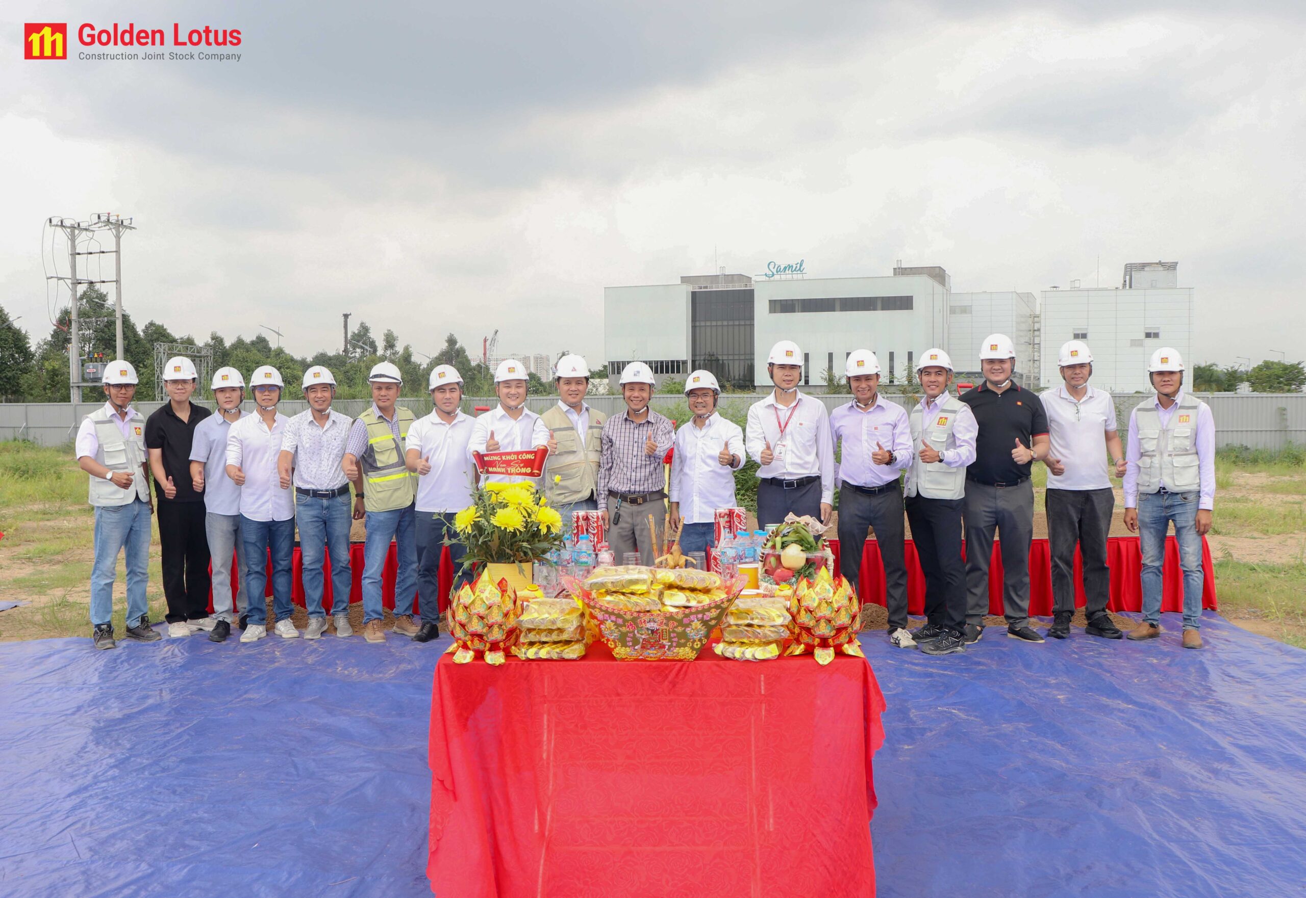 GOLDEN LOTUS CONSTRUCTION KHỞI ĐẦU HỢP TÁC CÙNG GREMSY TẠI DỰ ÁN NHÀ MÁY CÔNG NGHỆ CAO