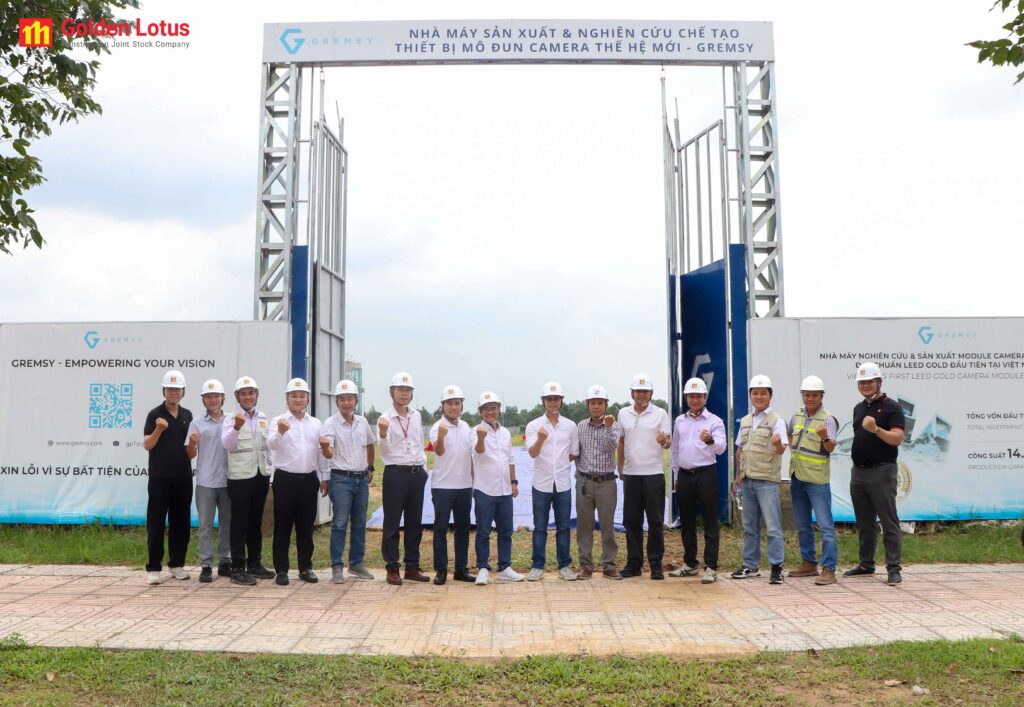 GOLDEN LOTUS CONSTRUCTION KHỞI ĐẦU HỢP TÁC CÙNG GREMSY TẠI DỰ ÁN NHÀ MÁY CÔNG NGHỆ CAO