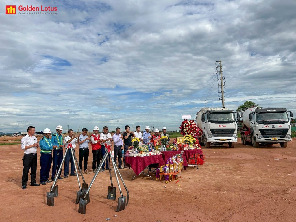 GOLDEN LOTUS CONSTRUCTION TIẾP TỤC ĐỒNG HÀNH CÙNG VSIP TẠI DỰ ÁN NHÀ VĂN PHÒNG VSIP HÀ TĨNH
