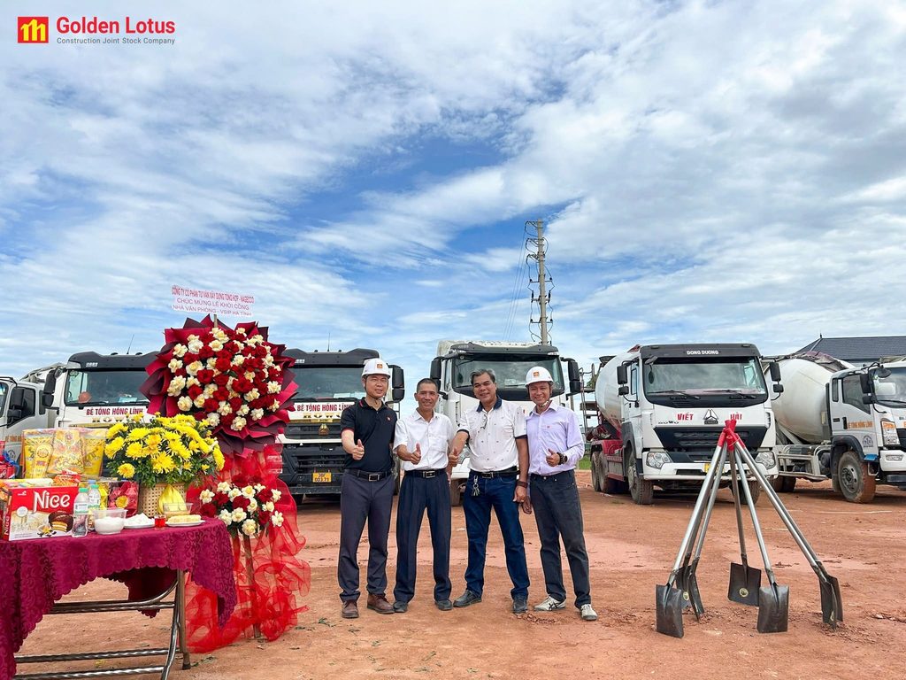 GOLDEN LOTUS CONSTRUCTION TIẾP TỤC ĐỒNG HÀNH CÙNG VSIP TẠI DỰ ÁN NHÀ VĂN PHÒNG VSIP HÀ TĨNH