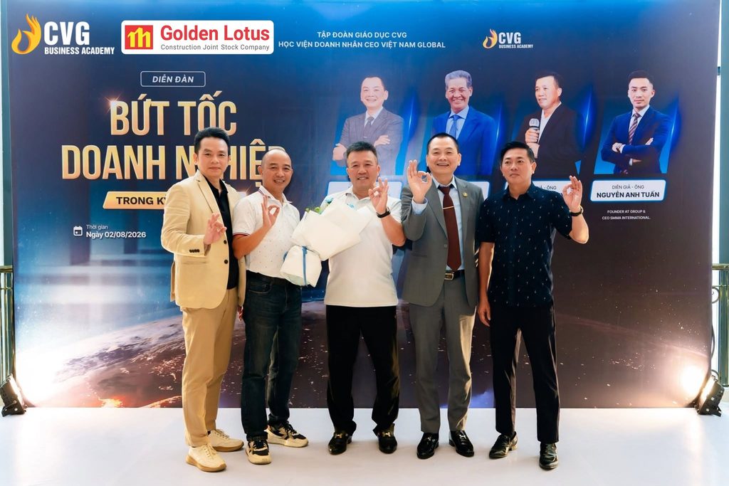 GOLDEN LOTUS CONSTRUCTION TẠI DIỄN ĐÀN "BỨT TỐC DOANH NGHIỆP TRONG KỶ NGUYÊN SỐ"