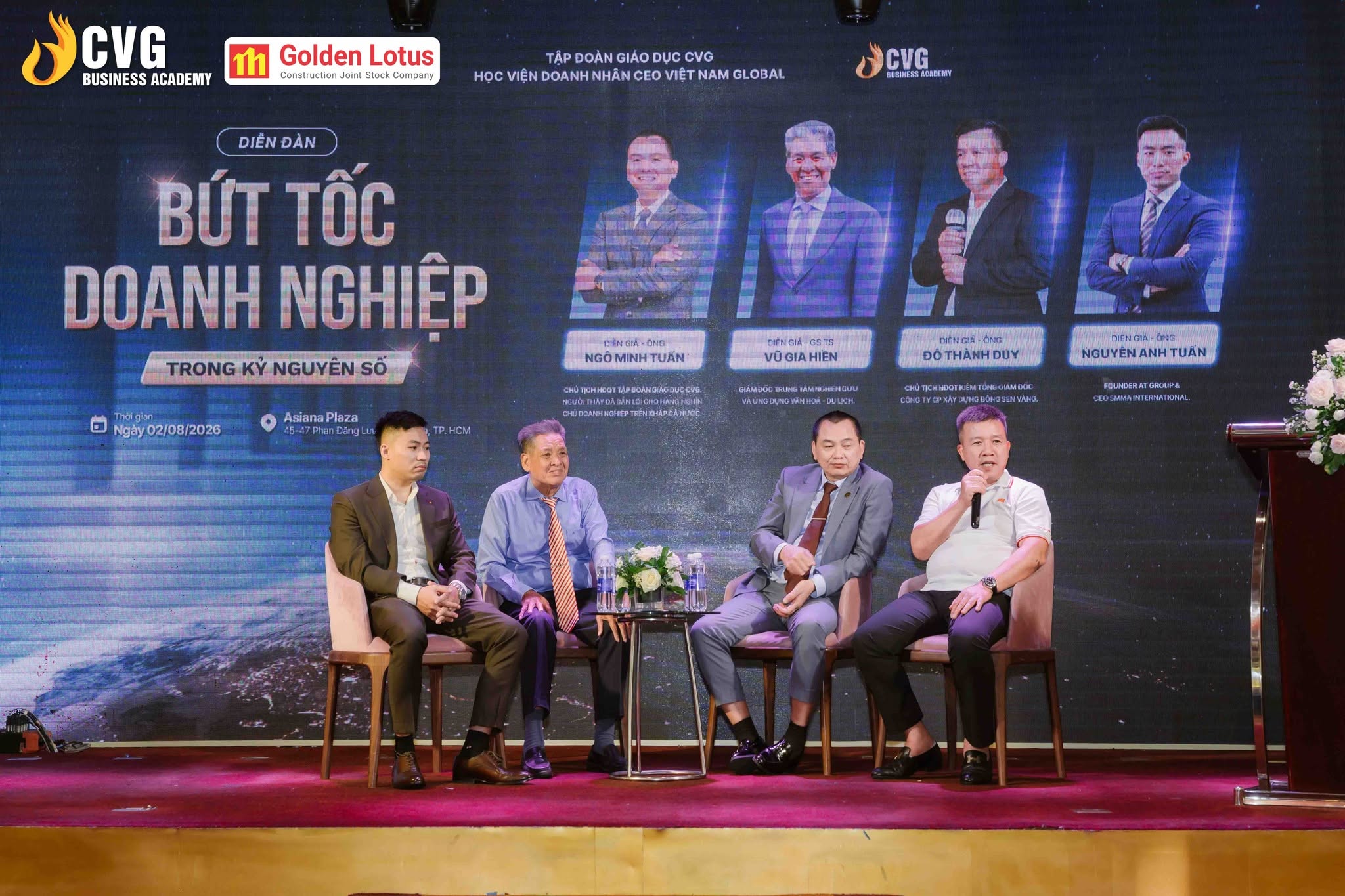 GOLDEN LOTUS CONSTRUCTION TẠI DIỄN ĐÀN "BỨT TỐC DOANH NGHIỆP TRONG KỶ NGUYÊN SỐ"