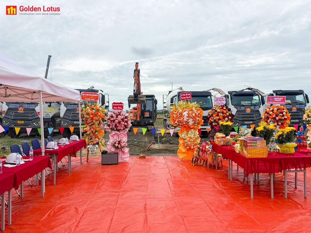 GOLDEN LOTUS CONSTRUCTION TIẾP TỤC ĐỒNG HÀNH CÙNG VSIP TẠI DỰ ÁN CASA BONITA
